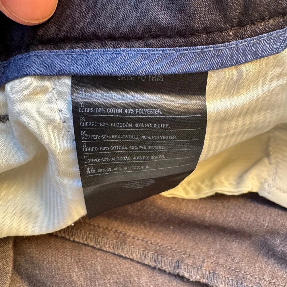 Volcom Frickin Modern Fit Chino Pants Men 36 Gray Charcoal Heather Skate Casual